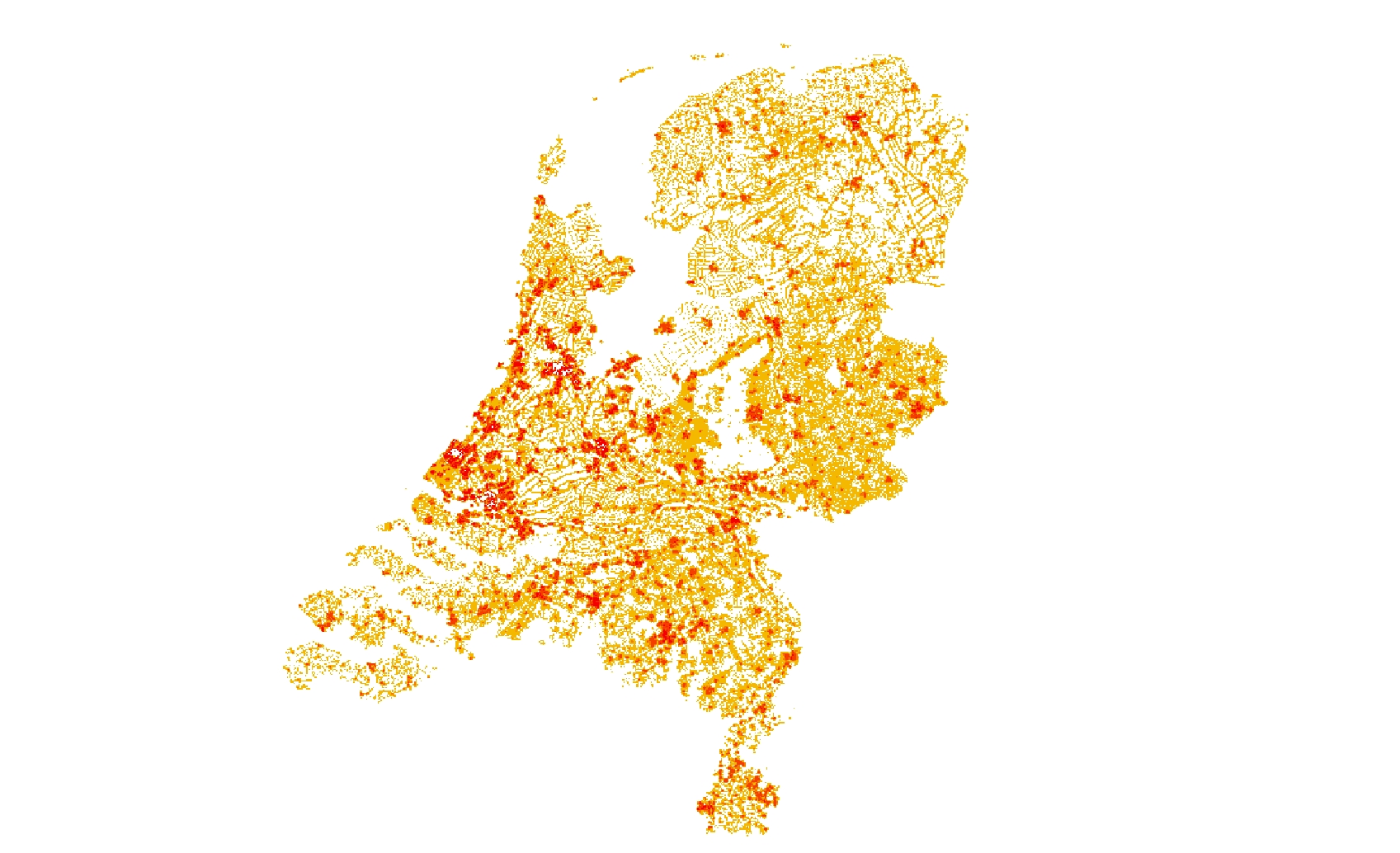 bevolkingsdichtheid Nederland